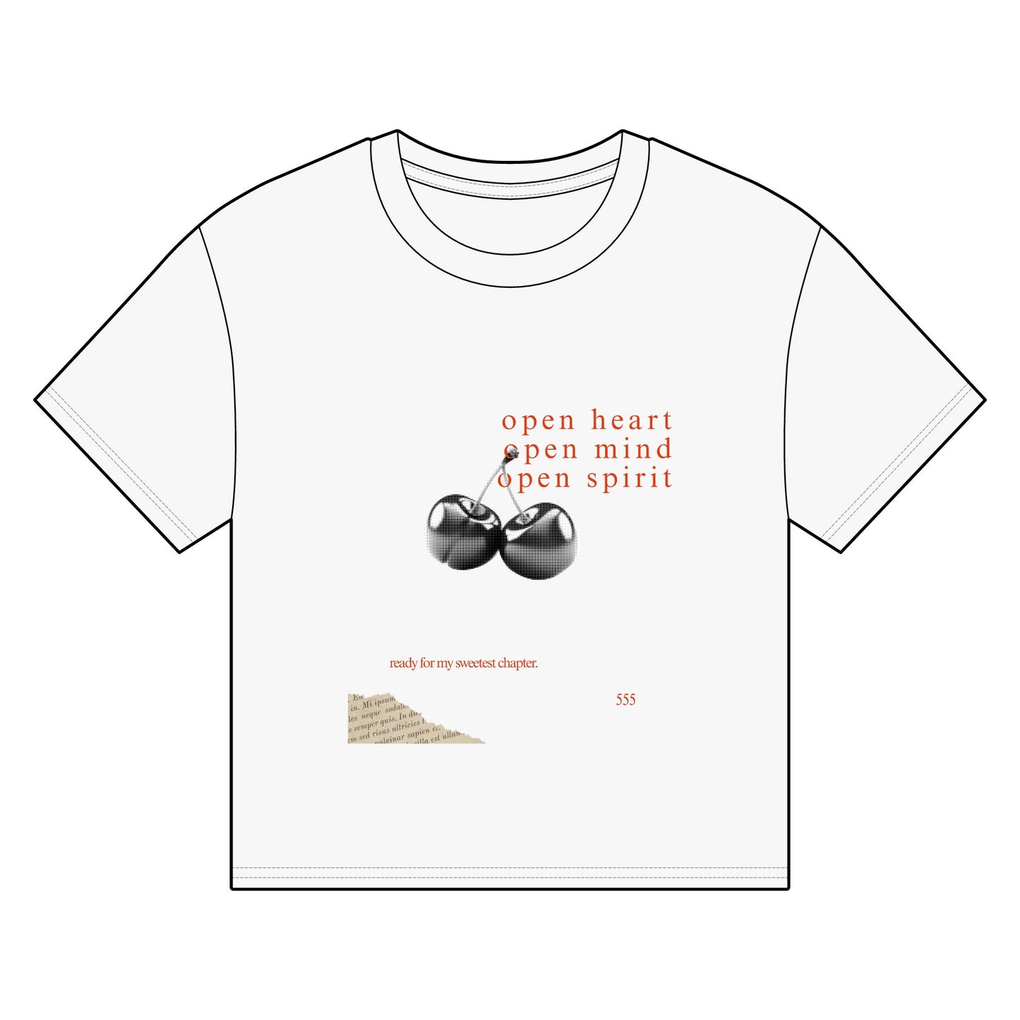 Cherry Bliss 555 Graphic Tee
